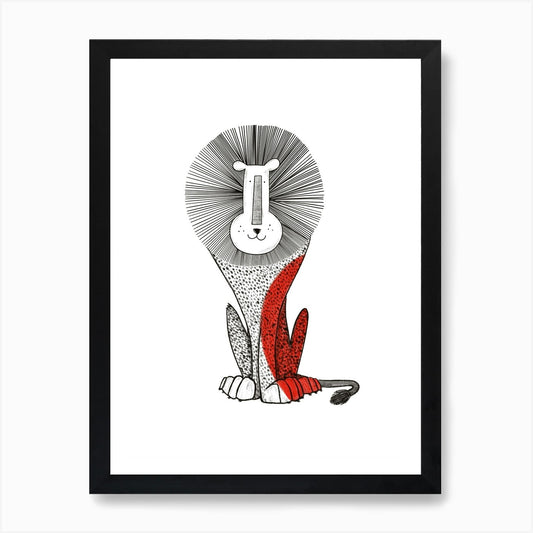 Lion Art Print Framed Wall Art Poster Canvas Print Picture