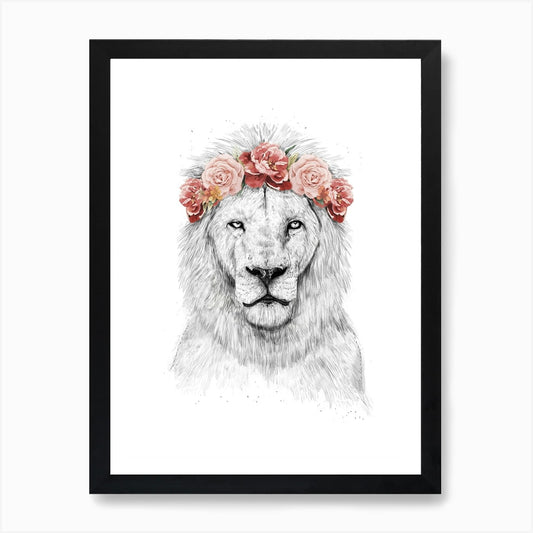 Festival Lion Art Print Framed Wall Art Poster Canvas Print Picture