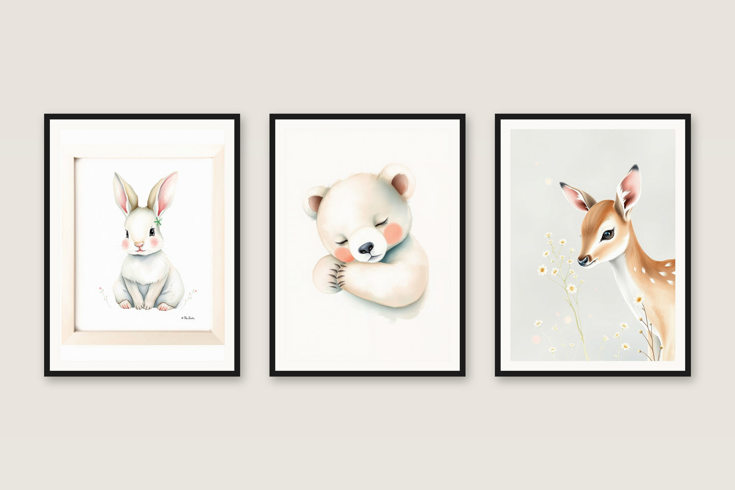 Woodland Babies — Gallery Trio