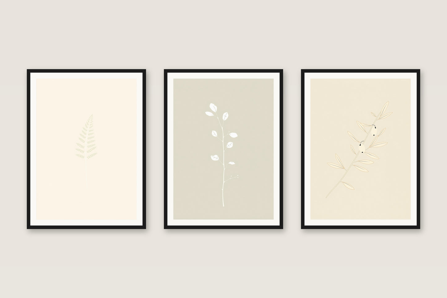 Sage Botanical — Gallery Trio