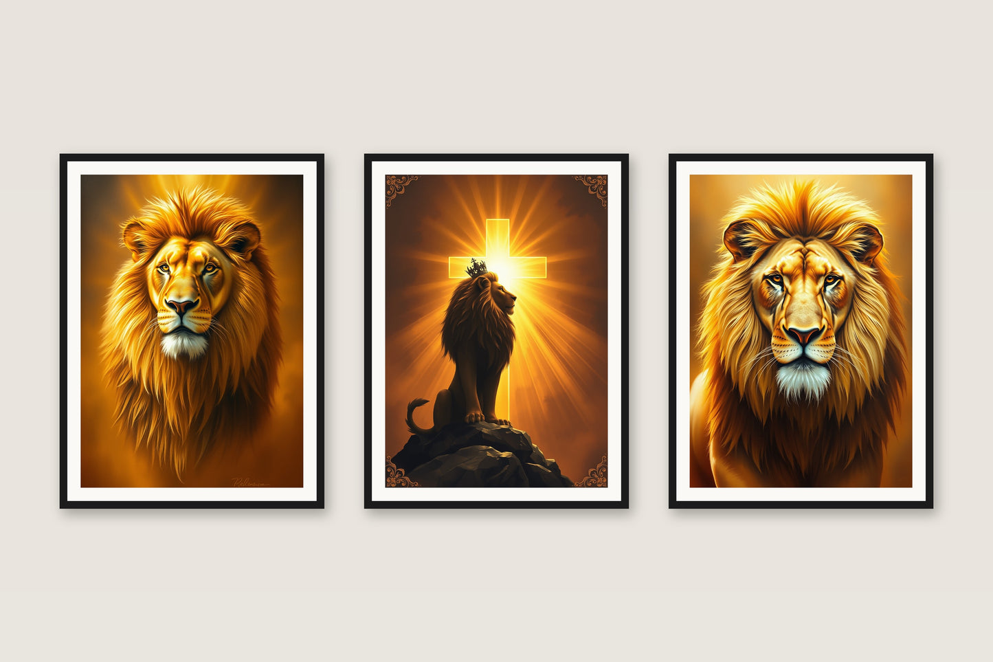 Lion of Judah — Gallery Trio
