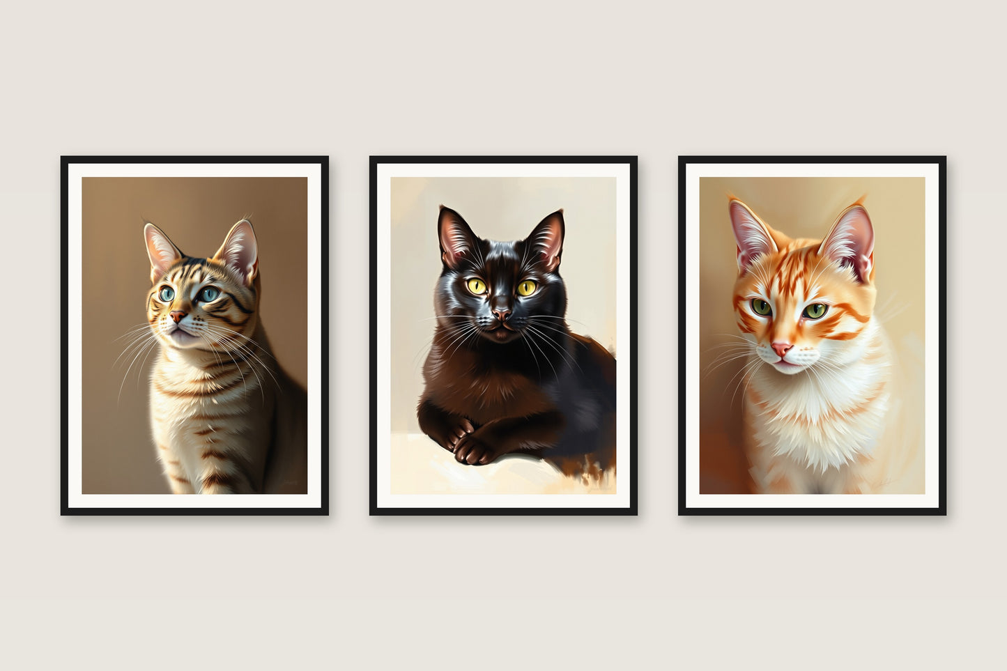 Painted Companions — Gallery Trio