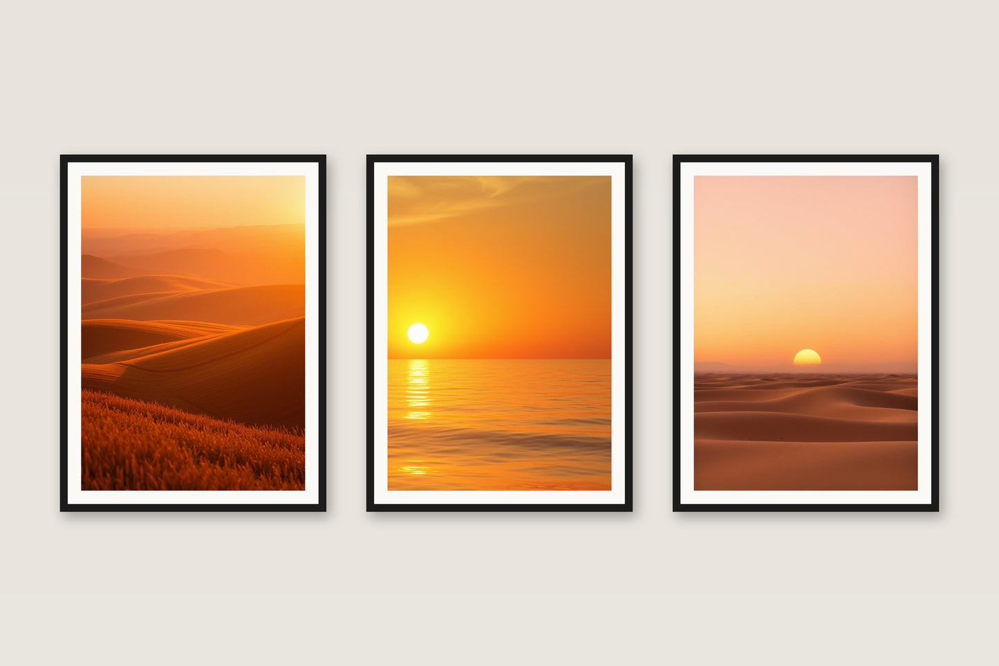 Golden Hour — Gallery Trio
