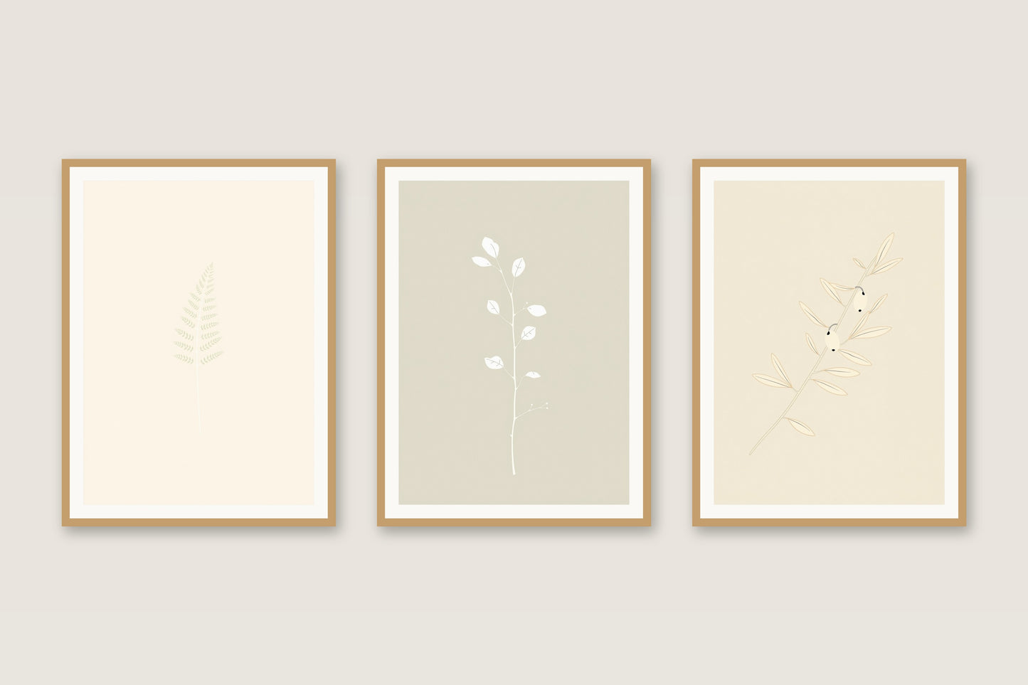 Sage Botanical botanical gallery trio