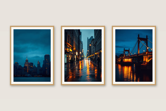 City Lights travel gallery trio