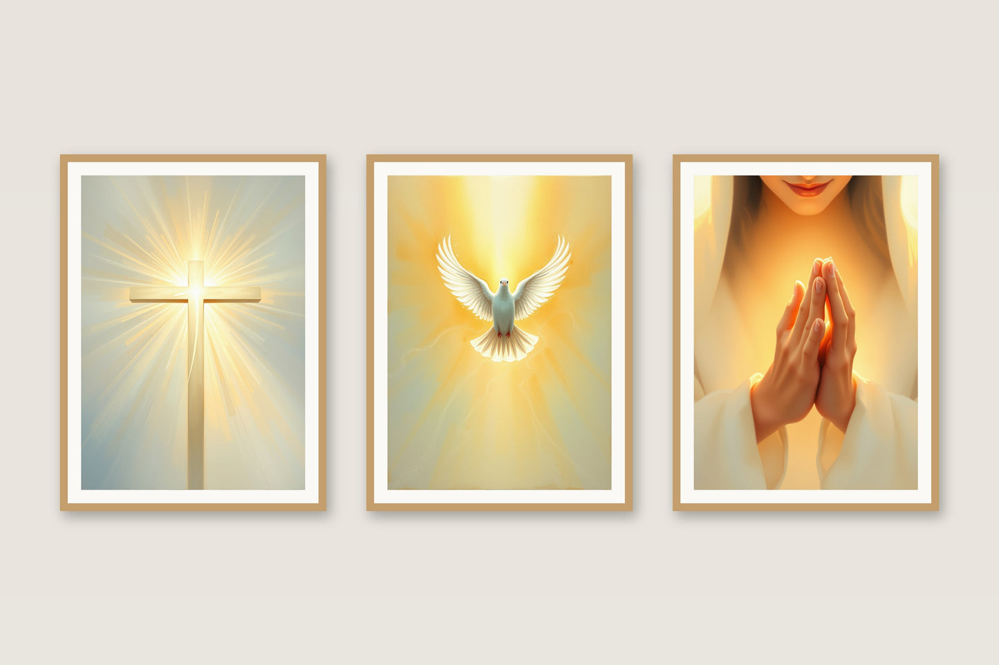 Sacred Light faith gallery trio