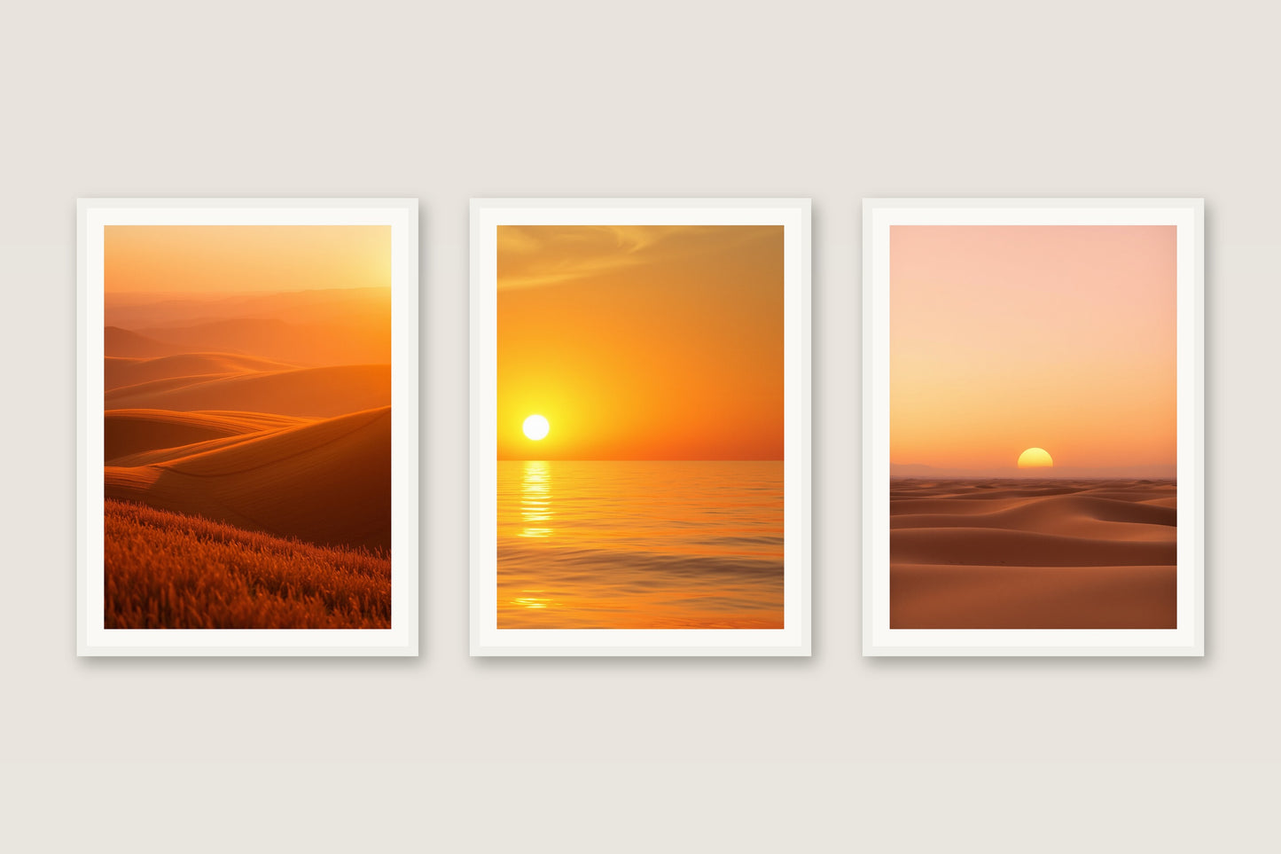 Golden Hour — Gallery Trio