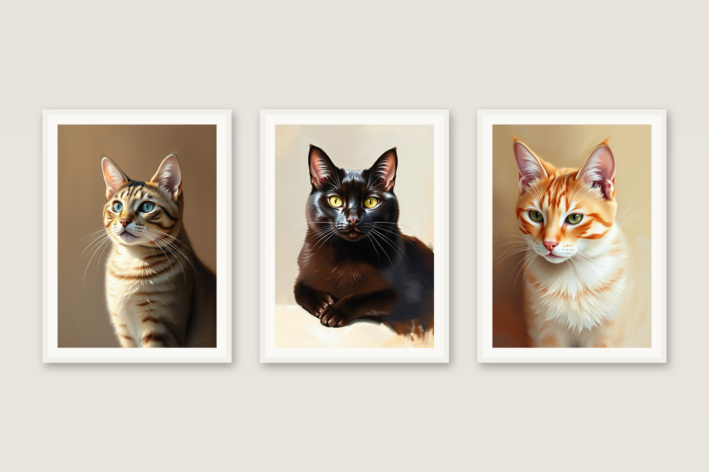Painted Companions — Gallery Trio