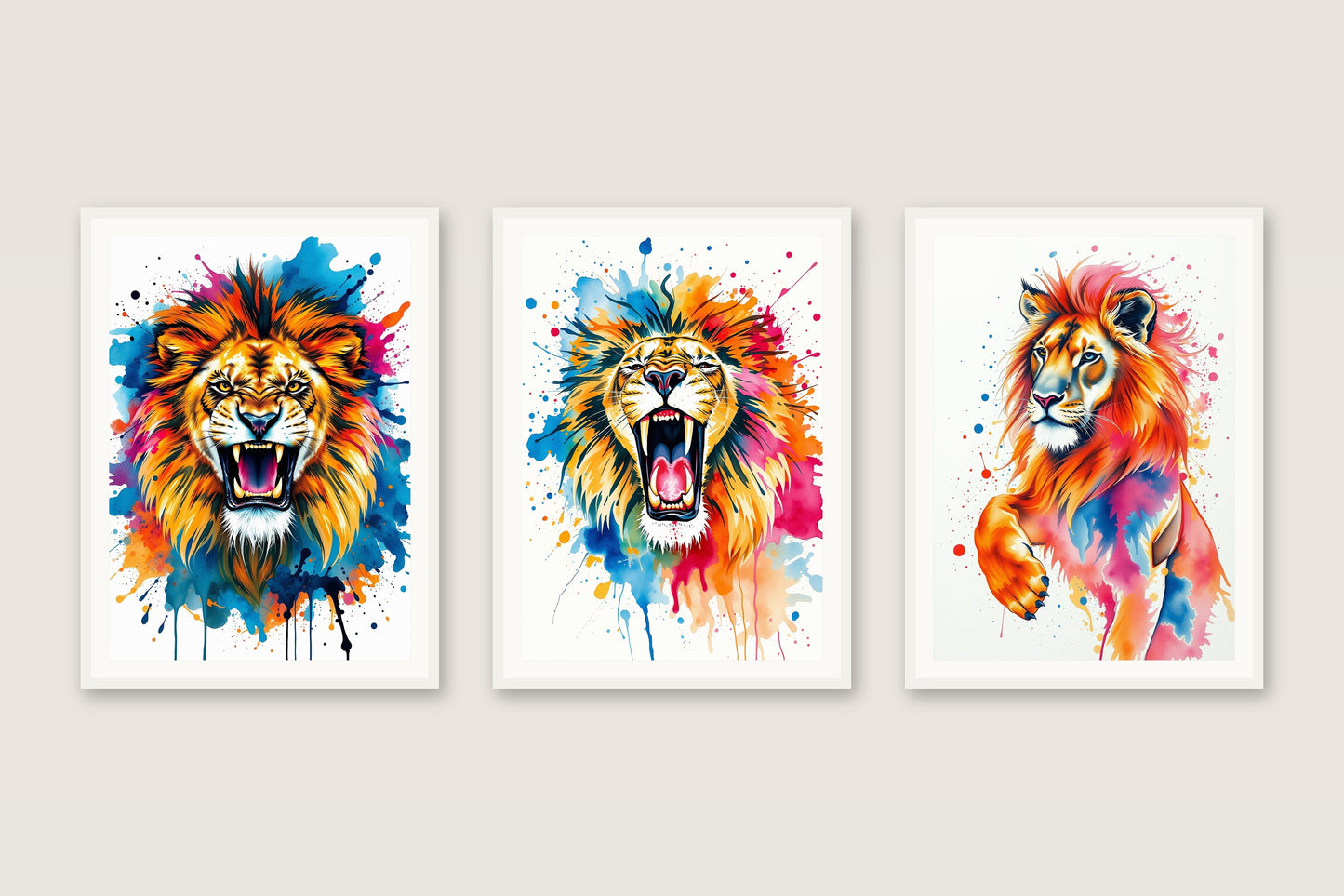 Watercolour Wild — Gallery Trio