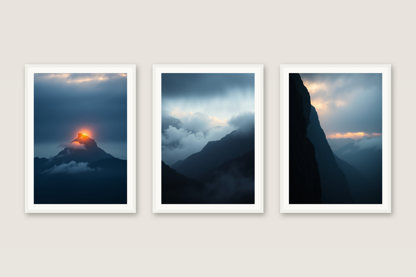 Stoic Peaks — Gallery Trio